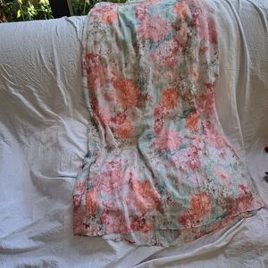 Floral skirt size medium + bonus pink sweater